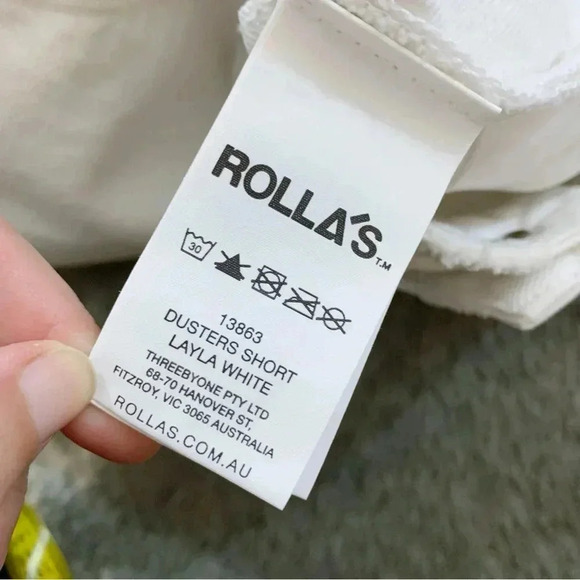 NWT Rolla’s Duster Shorts Layla White - Picture 6 of 14